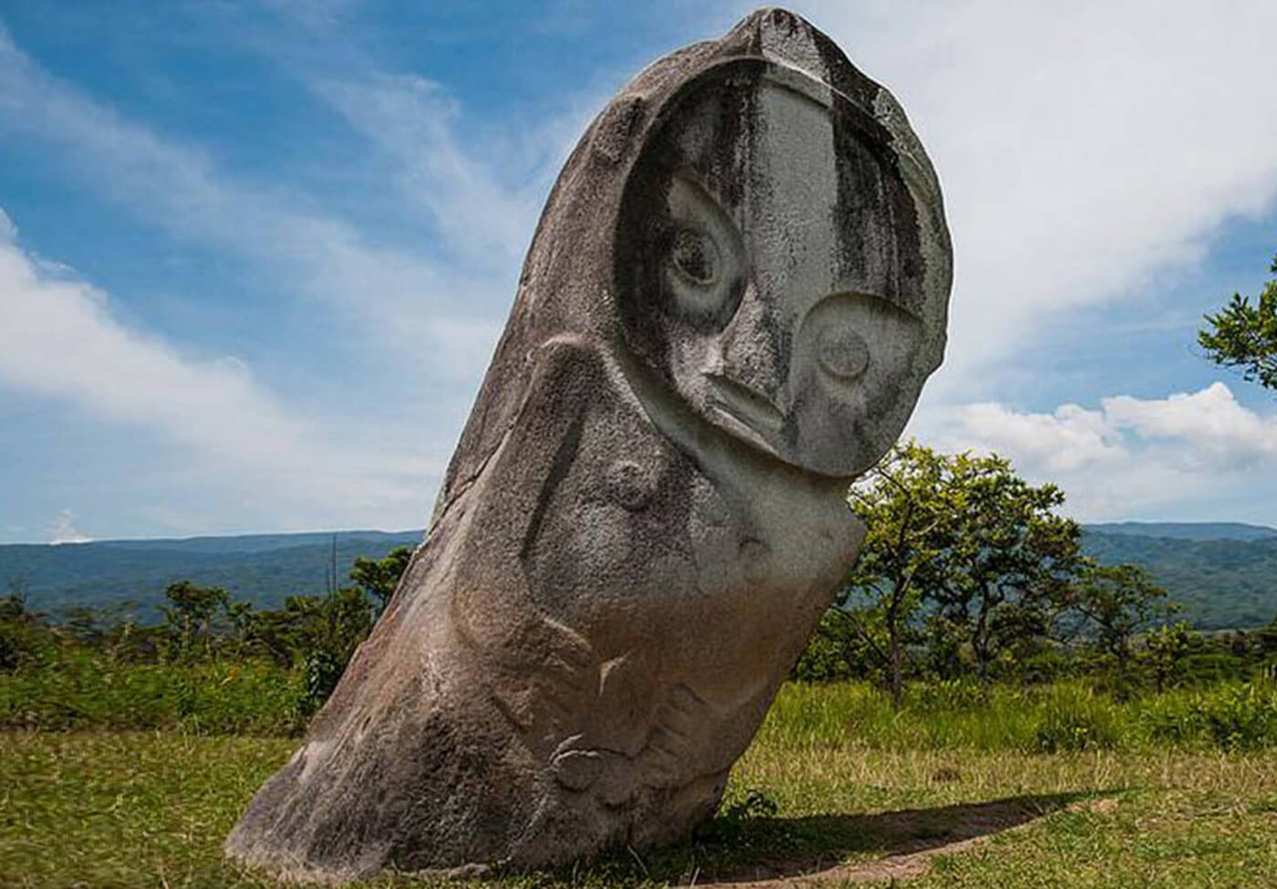 Palindo stone megalith in Bada Valley